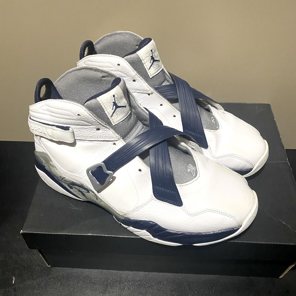 Jordan retro 8 blue white